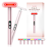 TIKER Red-Light-Therapy-for-Face, 7 in 1 LED Light Therapy Eye Equipment for Skin Care at Home Red Light Therapy Face Massager Skin Rejuvenation Light