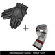 BISON DENIM Men's Genuine Leather Gloves Touch Screen Gloves for Men Winter Warm Mittens Full Finger handschuhe Plus Velvet S019